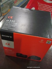 Fresh from oven, Sony Alpha A330