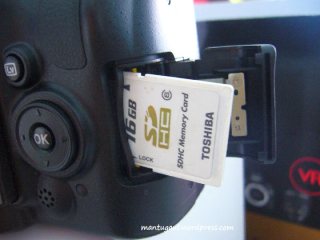 Pasang SDHC card 16GB