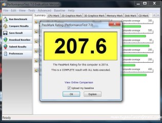 PC Performance test 7 benchmark
