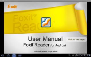 Foxit reader
