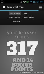 Browser bawaan, test html5